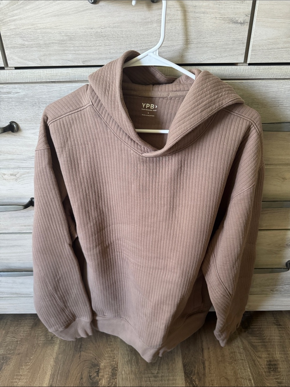 Abercrombie & Fitch Men's Crewneck Ribbed Sweater - Mauve Brown